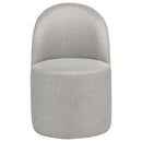 Aubrey Upholstered Barrel Dining Side Chair Beige (Set of 2)