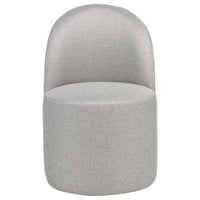 Aubrey Upholstered Barrel Dining Side Chair Beige (Set of 2)