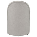 Aubrey Upholstered Barrel Dining Side Chair Beige (Set of 2)