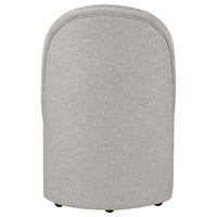Aubrey Upholstered Barrel Dining Side Chair Beige (Set of 2)