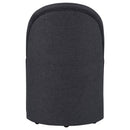 Aubrey Upholstered Barrel Dining Side Chair Charcoal (Set of 2)