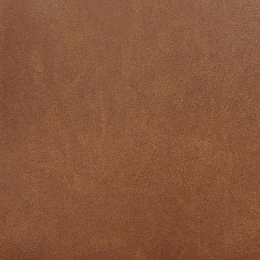 Home & Sleep Outlet - Tegan Faux Leather Upholstered Counter Height Chair Cognac (Set of 2)