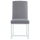 Mackinnon Upholstered Dining Side Chair Grey (Set of 2)