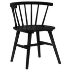 Home & Sleep Outlet - Jeffries Windsor Wood Dining Side Chair Black (Set of 2)