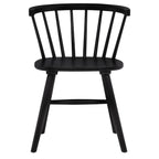 Home & Sleep Outlet - Jeffries Windsor Wood Dining Side Chair Black (Set of 2)