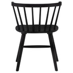 Home & Sleep Outlet - Jeffries Windsor Wood Dining Side Chair Black (Set of 2)