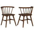 Home & Sleep Outlet - Jeffries Windsor Wood Dining Side Chair Walnut (Set of 2)