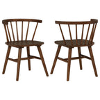 Home & Sleep Outlet - Jeffries Windsor Wood Dining Side Chair Walnut (Set of 2)