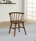 Home & Sleep Outlet - Jeffries Windsor Wood Dining Side Chair Walnut (Set of 2)