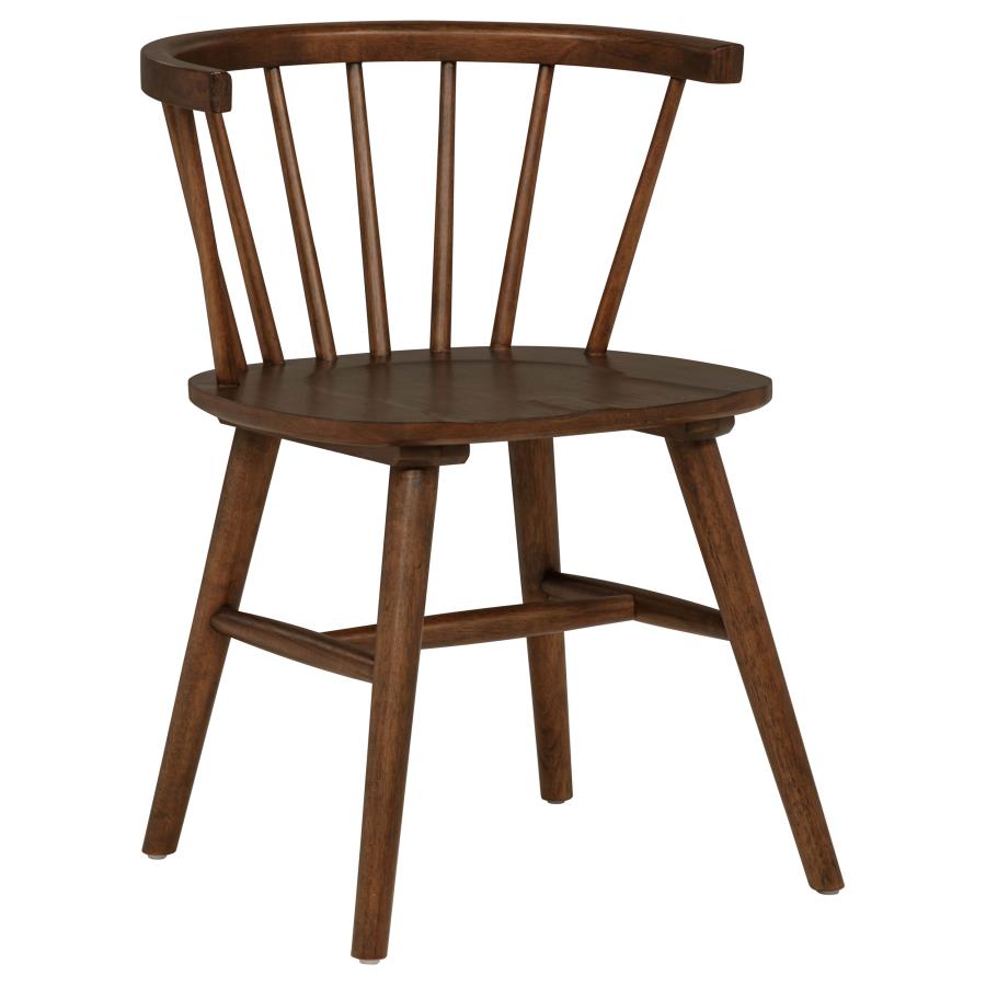 Home & Sleep Outlet - Jeffries Windsor Wood Dining Side Chair Walnut (Set of 2)