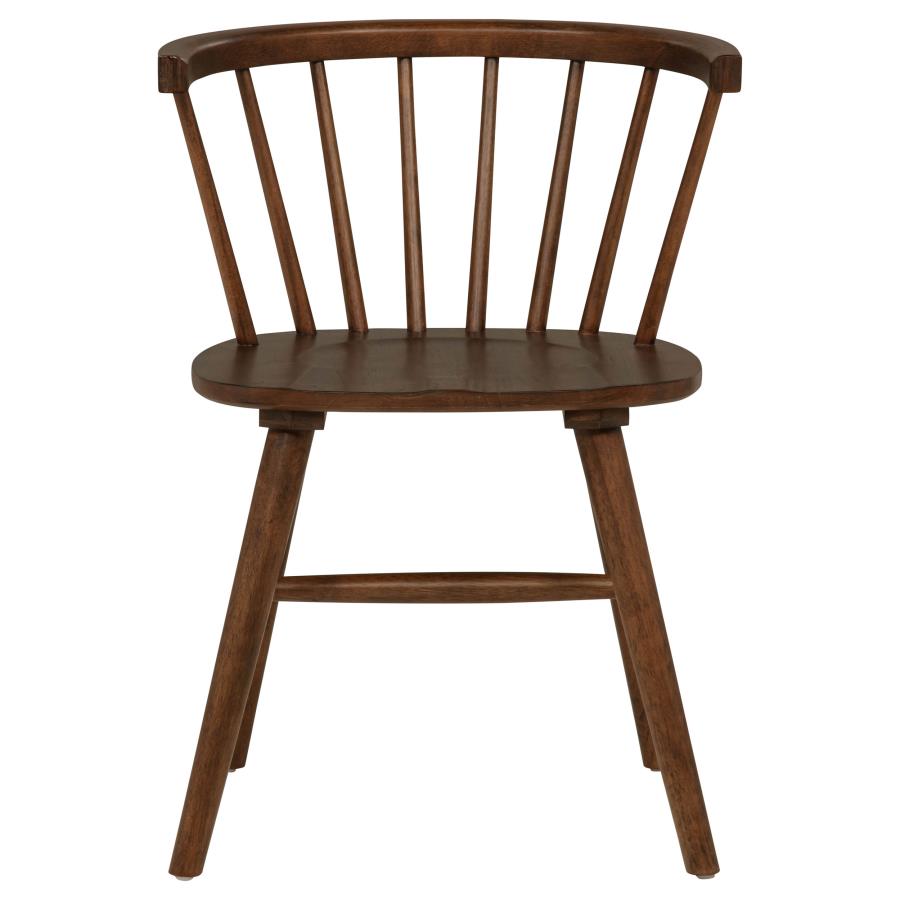Home & Sleep Outlet - Jeffries Windsor Wood Dining Side Chair Walnut (Set of 2)