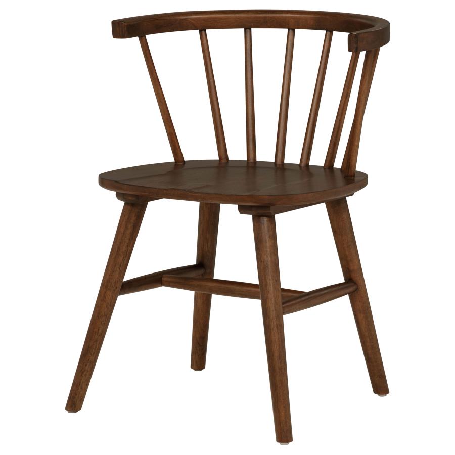 Home & Sleep Outlet - Jeffries Windsor Wood Dining Side Chair Walnut (Set of 2)