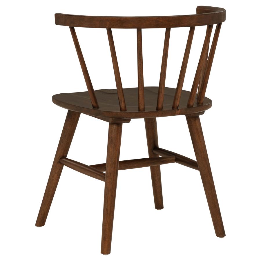 Home & Sleep Outlet - Jeffries Windsor Wood Dining Side Chair Walnut (Set of 2)