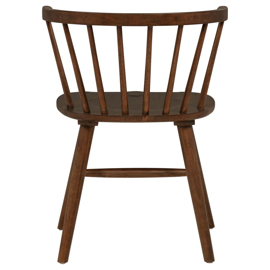 Home & Sleep Outlet - Jeffries Windsor Wood Dining Side Chair Walnut (Set of 2)