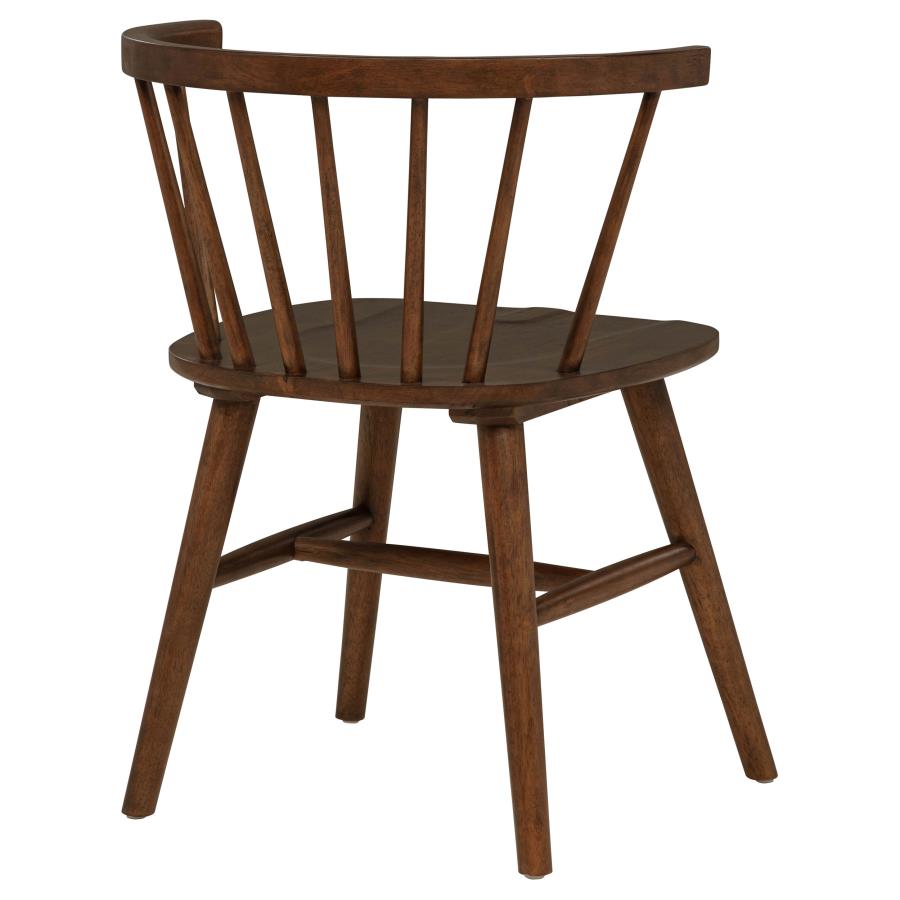Home & Sleep Outlet - Jeffries Windsor Wood Dining Side Chair Walnut (Set of 2)