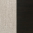 Alana Upholstered Dining Side Chair Beige Smokey Black (Set of 2)