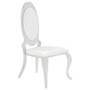 Antoine Upholstered Dining Chair Cream White (Set of 2)