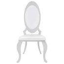 Antoine Upholstered Dining Chair Cream White (Set of 2)