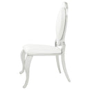 Antoine Upholstered Dining Chair Cream White (Set of 2)