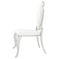 Antoine Upholstered Dining Chair Cream White (Set of 2)