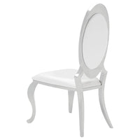 Antoine Upholstered Dining Chair Cream White (Set of 2)