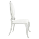 Antoine Upholstered Dining Chair Cream White (Set of 2)