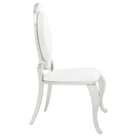 Antoine Upholstered Dining Chair Cream White (Set of 2)