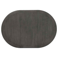 Lavon Oval 60-inch Wood Extension Leaf Dining Table Medium Grey
