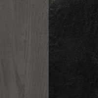 Lavon Wood Dining Side Chair Black and  Medium Grey (Set of 2)