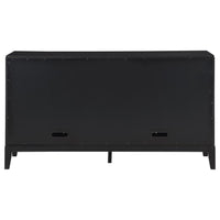 Brookmead 4-door Sideboard Buffet Storage Cabinet Black