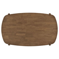 Dortch 5-piece Oval Solid Wood Dining Set Walnut