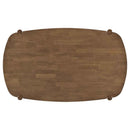 Dortch Oval 63-inch Solid Wood Dining Table Walnut