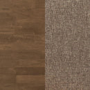 Dortch Dining Side Chair Walnut and Brown (Set of 2)