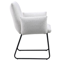 Ackland Upholstered Dining Arm Chair Light Grey (Set of 2)