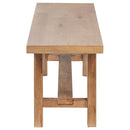 Middleton 6-piece Extension Leaf Dining Set Natural Brown