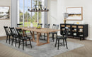 Middleton 4-door Sideboard Server with Dual Drawers Black