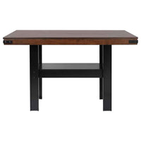 Patterson 7-piece Counter Height Dining Set Mango Oak