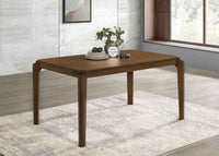 Almonte 59-inch Rectangular Wood Dining Table Dark Brown - Home & Sleep Outlet