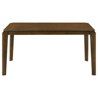 Almonte 59-inch Rectangular Wood Dining Table Dark Brown - Home & Sleep Outlet