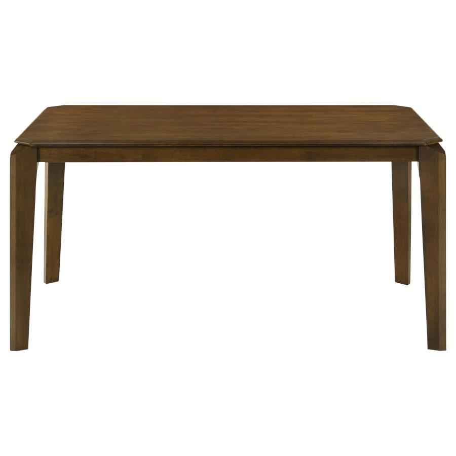 Almonte 59-inch Rectangular Wood Dining Table Dark Brown - Home & Sleep Outlet