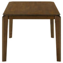 Almonte 59-inch Rectangular Wood Dining Table Dark Brown - Home & Sleep Outlet