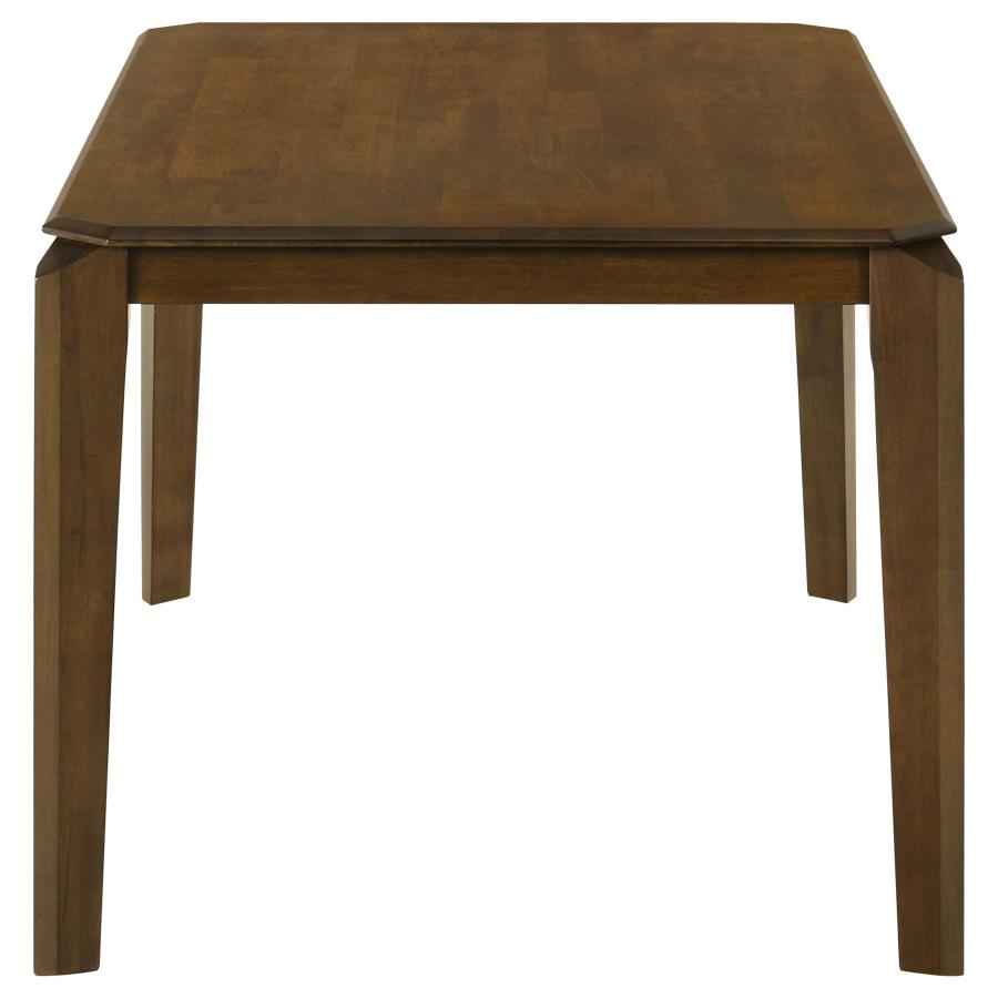 Almonte 59-inch Rectangular Wood Dining Table Dark Brown - Home & Sleep Outlet