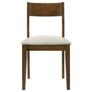 Almonte Dining Chair Upholstered Seat Dark Brown (Set of 2) - Home & Sleep Outlet