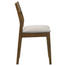 Almonte Dining Chair Upholstered Seat Dark Brown (Set of 2) - Home & Sleep Outlet
