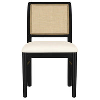 Arini 5-piece Round Dining Table Set Sand Wash and Black - Home & Sleep Outlet