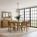 Arini 5-piece Round Dining Room Table Set Sand Wash - Home & Sleep Outlet
