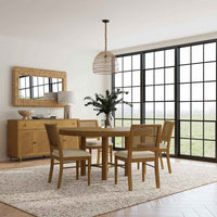Arini 5-piece Round Dining Room Table Set Sand Wash - Home & Sleep Outlet