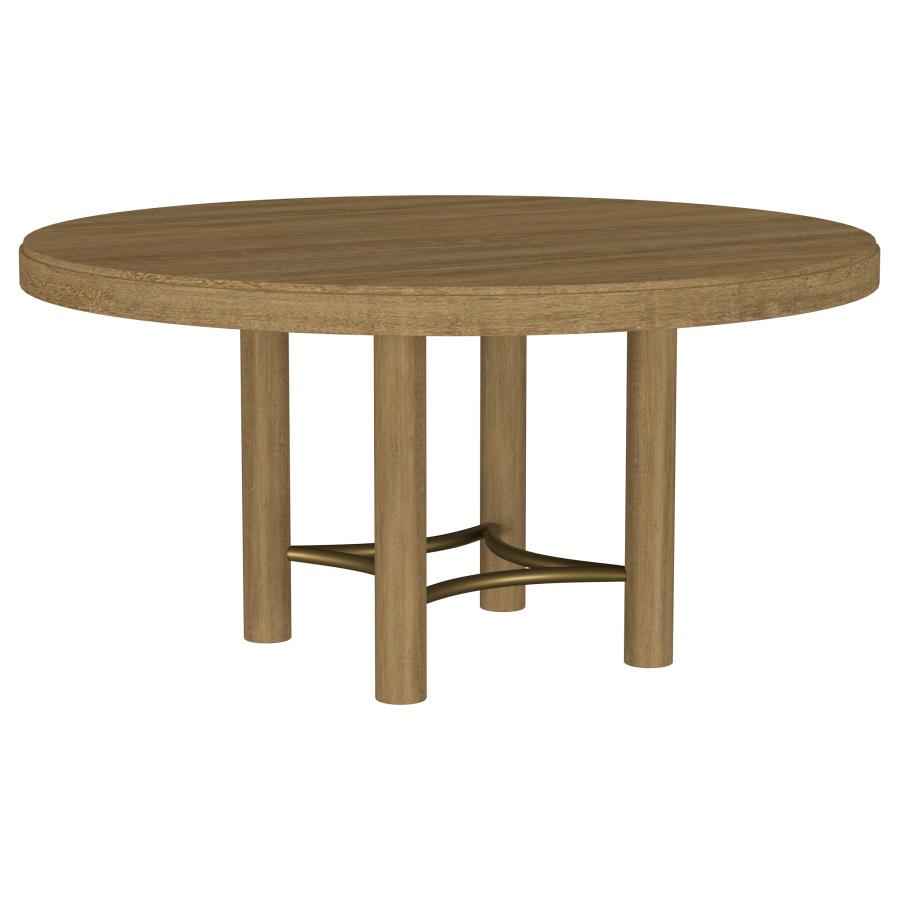 Arini 5-piece Round Dining Room Table Set Sand Wash - Home & Sleep Outlet