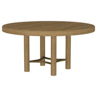 Arini 7-piece Round Dining Room Table Set Sand Wash - Home & Sleep Outlet