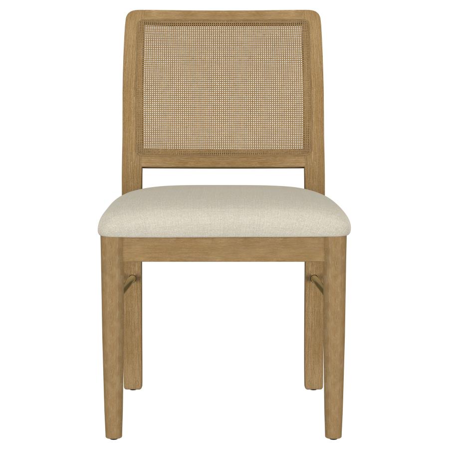 Arini 7-piece Round Dining Room Table Set Sand Wash